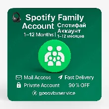 Spotify Premium Family | Аккаунт | 1–3 месяцев
