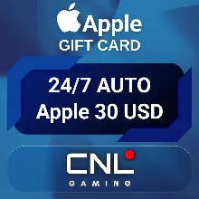 24/7 AUTO | Apple & iTunes 30 долларов США (подарочная карта)