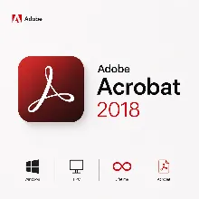 Adobe Acrobat Pro 2018 ОС Windows 1 PC Lifetime