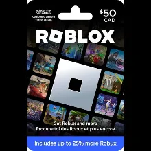 Roblox Card 50 CAD Роблокс Robux Робукс Key Канада