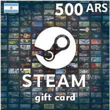 Steam Wallet Gift Card 500 ARS Ключ Аргентина