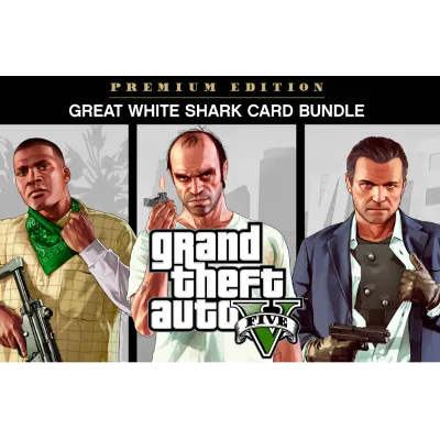 GTAV Premium Online Ed&Great White Shark Card Rockstar