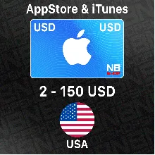 Подарочная карта Apple iTunes 2 - 150 USD (USA) США - Ключ