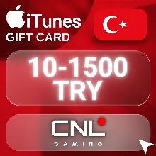 Apple и iTunes 10–1500 TRY (Подарочная карта)