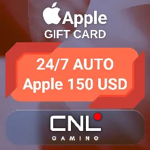 24/7 AUTO | Apple & iTunes 150 долларов США (подарочная карта)
