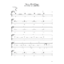 Табы Kfir Ochaion - Pink Floyd - Time - Electric Guitar