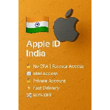 Apple ID Индия | No 2FA | Активный и готовый