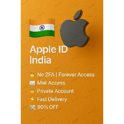 Apple ID Индия | No 2FA | Активный и готовый - irongamers.ru