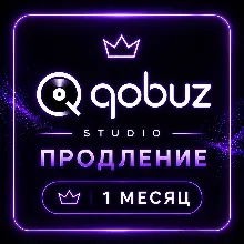 QOBUZ STUDIO PREMIER ПРОДЛЕНИЕ 1 Месяц