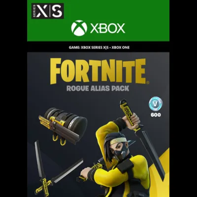Fortnite Rogue Alias Pack+600 V-Bucks DLC XBOX LIVE