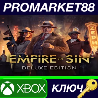 ⭐ Empire of Sin Deluxe Edition EU XBOX One / Xbox Serie