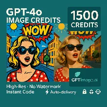 GPT-4o кредиты изображений·1500—мгновенный код • Global