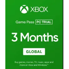 Xbox Game Pass PC 3-месячная пробная версия (глобальная