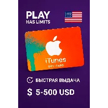 Apple iTunes Gift Card USA США 2-200 USD МГНОВЕННО - irongamers.ru