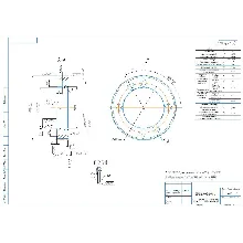 Чертеж и 3D модель детали шестерня m=3; z=50