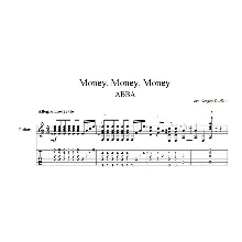 Money, Money, Money (ABBA) ноты для гитары