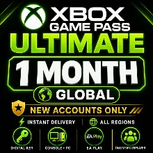 Xbox Game Pass Ultimate 1 месяц Global | Только новые аккаунты | Моментальная выдача