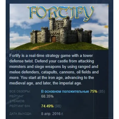 Fortify АВТОДОСТАВКА STEAM GLOBAL МГНОВЕННО ЛИЦЕНЗИЯ - irongamers.ru