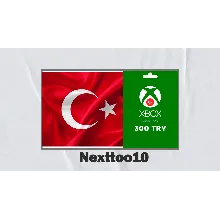Подарочная карта Xbox Live на 300 турецких лир (Турция)