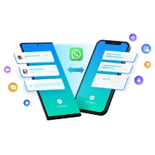 MobileTrans WhatsApp (iPhone↔Android) MAC 2 DEVICE