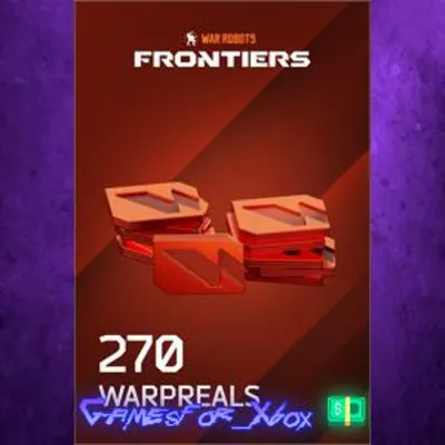 War Robots Frontiers - 250 +20 Bonus WarpReals XBOX DLC - irongamers.ru