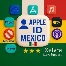 🇲🇽 Apple ID Мексика без 2FA полный доступ мгновенно