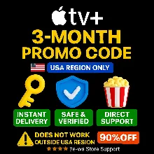 Apple TV+ 3 Месяца США Мгновенная доставка