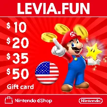 Карты Nintendo eShop 10-50 USD АВТОДОСТАВКА