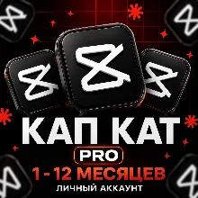 CapCut Pro | 1/3/6/12 мес. | Приватный аккаунт