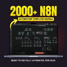 Шаблоны рабочих процессов n8n | 2000+ Json