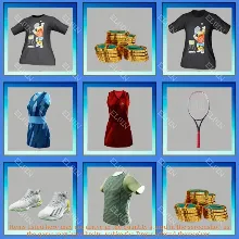 TopSpin 2K25 Твич Дропсы 9 предметов +