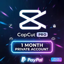 CapCut Pro, личный аккаунт на 1 месяц, мгновенная доставка.