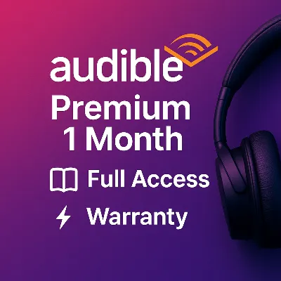Audible Premium 1 Месяц Полный доступ готовый - irongamers.ru