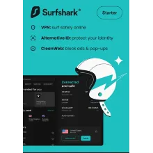 Ключ активации Surfshark VPN на 2 месяца (глобальная ве