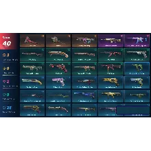 VALORANT | .SYS Melee | 40 скинов | 186 LVL