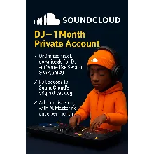 🔥🔥SOUNDCLOUD DJ 1MONTH PRIVATE ACCOUNT 🔥💯💯