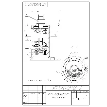 Drawings of safety valve, detailing in AutoCAD