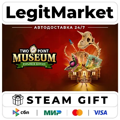 Two Point Museum Explorer Ed / Steam АВТО / РУ + МИР - irongamers.ru
