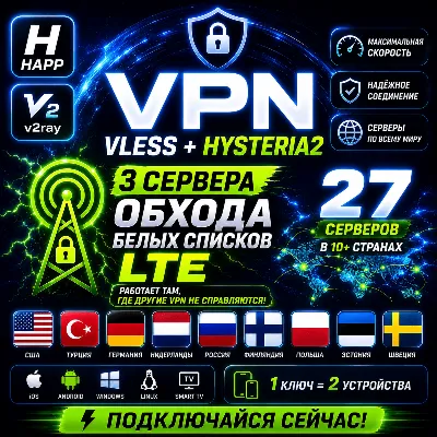 Личный ВПН | США | Прокси | VLESS | Быстрый vpn телеграм | happ | v2ray | HANMEW - irongamers.ru