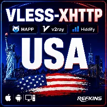 VPN ВПН VLESS США ЛИЧНЫЙ HAPP V2RAY REALITY XHTTP РОУТЕР КИНЕТИК БЕЗЛИМИТ