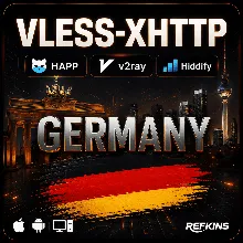 VPN ВПН VLESS ГЕРМАНИЯ ЛИЧНЫЙ HAPP V2RAY REALITY XHTTP РОУТЕР БЕЗЛИМИТ