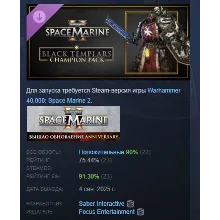 Warhammer 40,000: Space Marine 2 - Black Templars Champion Pack АВТОДОСТАВКА STEAM РФ