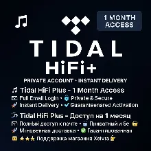 Tidal HiFi+ – 1M | Личный аккаунт Готово