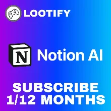 Notion AI Подписка ⭐ 1/12 Месяцев на Ваш Аккаунт