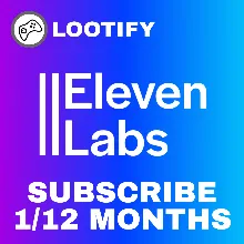 🧬 ElevenLabs ⭐️ Подписка 1/12 месяцев на Ваш аккаунт