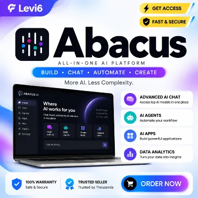 Abacus AI | Базовая / Профессиональная подписка 1 месяц +Пополнение счета - irongamers.ru