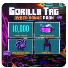 Cyber Monke Pack Gorilla Tag Oculus quest 2 3 s