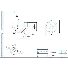 Чертеж и 3D модель детали 