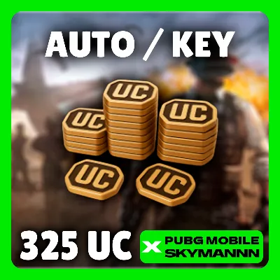 24/7 АВТО | 325 UC КЛЮЧ | PUBG Mobile GLOBAL - irongamers.ru
