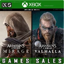 ASSASSIN’S CREED MIRAGE + VALHALLA BUNDLE XBOX КЛЮЧ